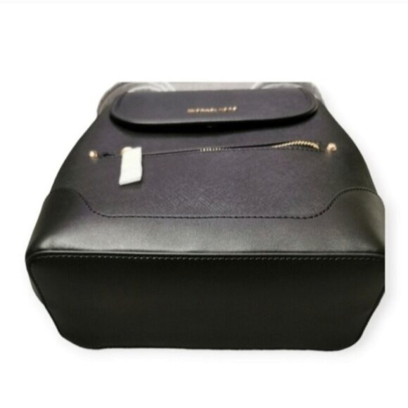 NWT Michael Kors Black Saffiano Leather Tech Friendly Backpack - Picture 6 of 13